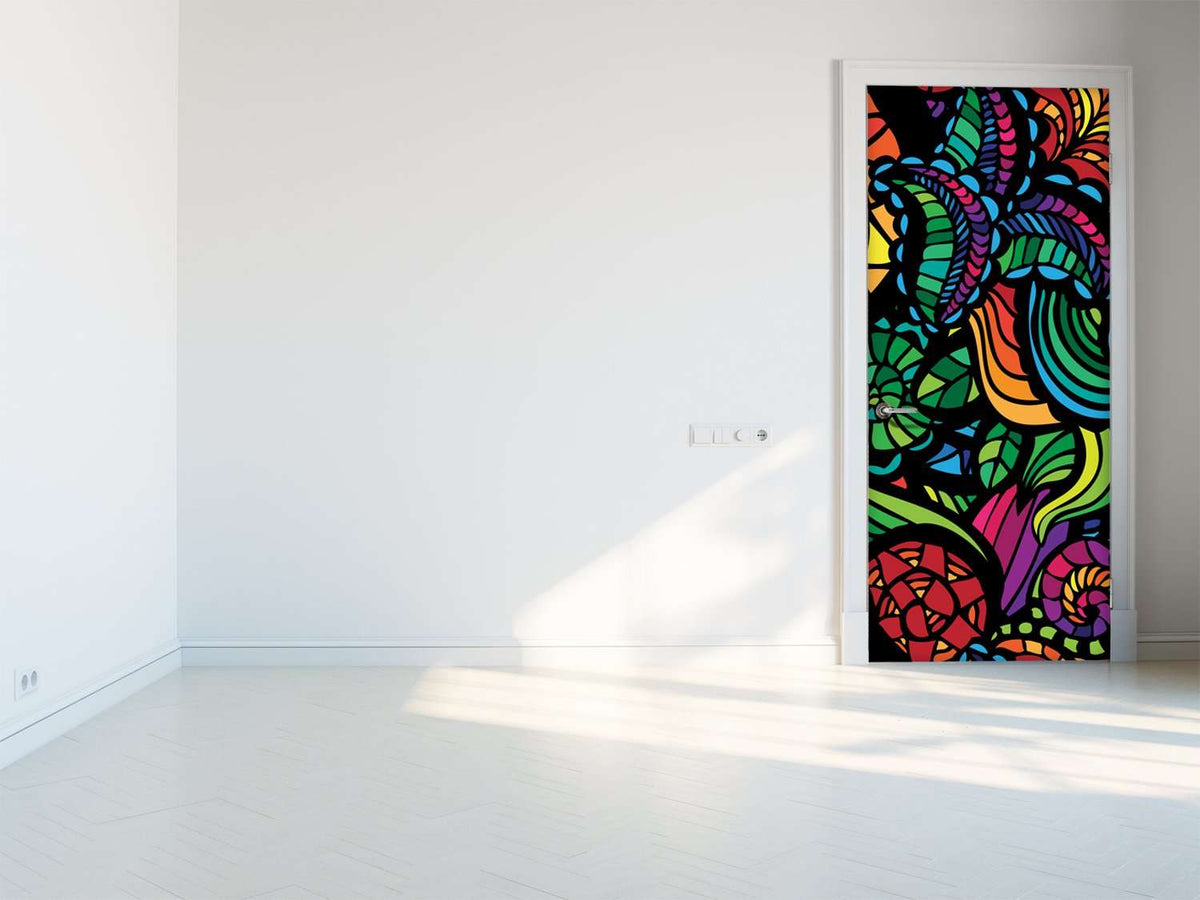 Folija za vrata abstract 5 – prikaz izdelka