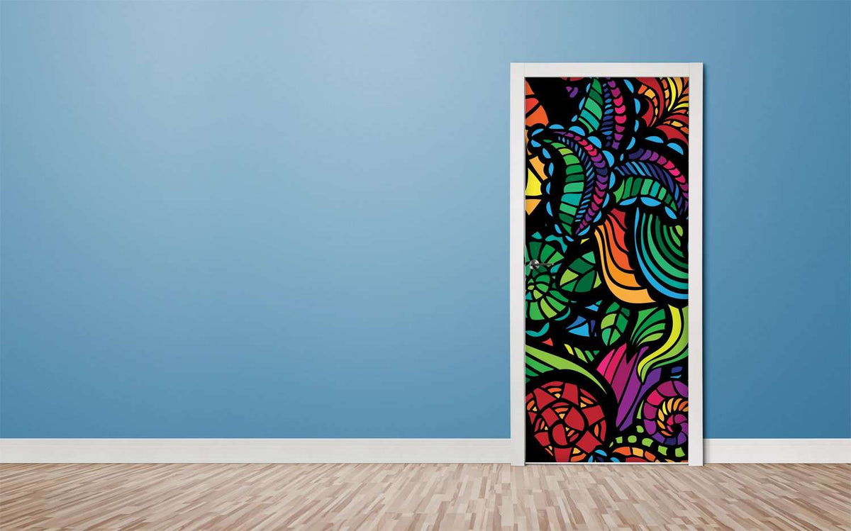 Folija za vrata abstract 5 – prikaz izdelka