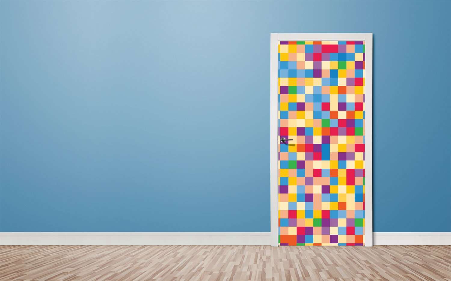 Folija za vrata Colorful squares - TA091-Life-decor.si