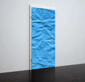 Folija za vrata z motivom crumpled blue paper
