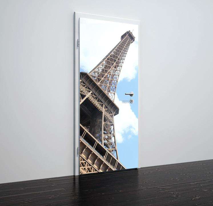 Folija za vrata z motivom eiffel tower