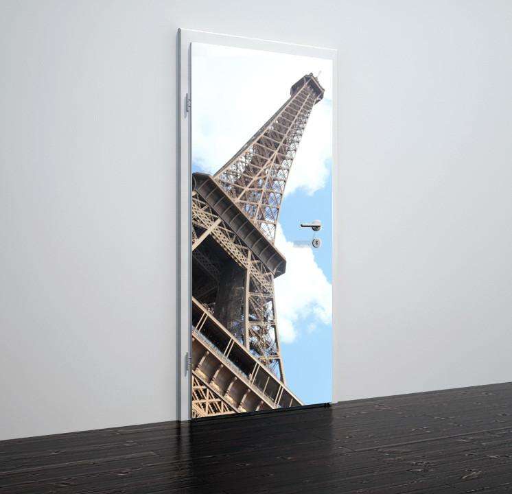 Folija za vrata Eiffel Tower - TA020-Life-decor.si