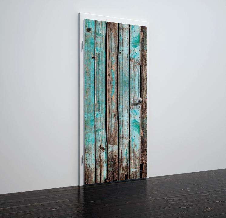 Folija za vrata z motivom rustical wooden doors