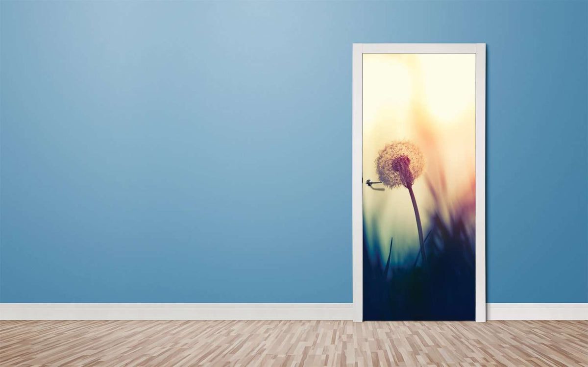 Folija za vrata spring dandelion – prikaz izdelka