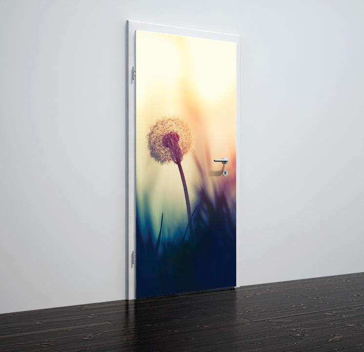 Folija za vrata Spring dandelion - TA081-Life-decor.si