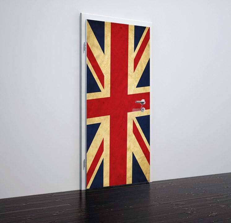 Folija za vrata z motivom velika britanija