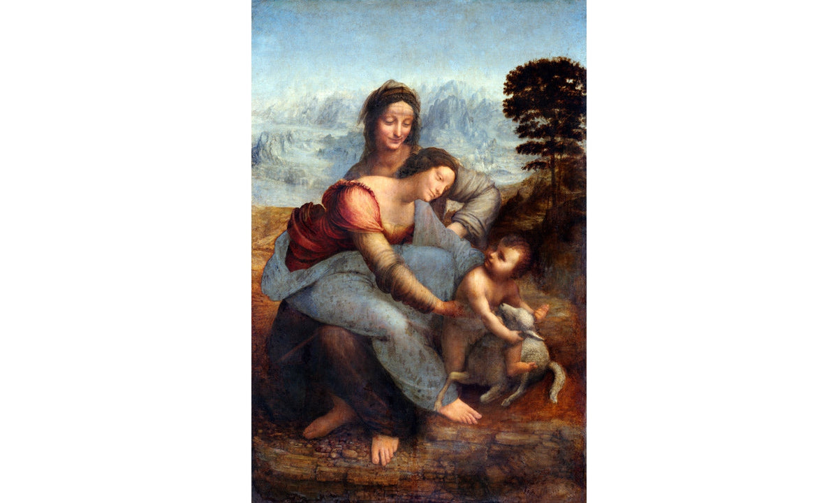 Leonardo da Vinci's The Virgin and Child with Saint Anne (circa 1503), poster PS227