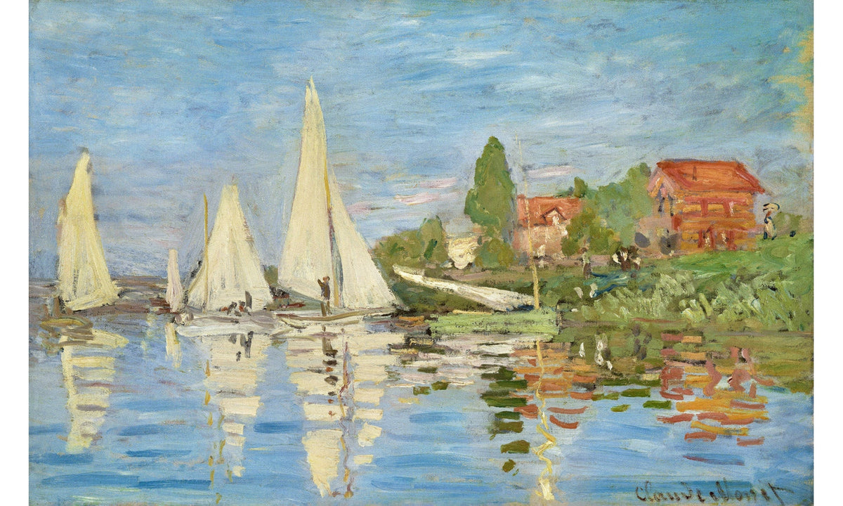 Claude Monet's Regattas at Argenteuil (1872), poster  PS159