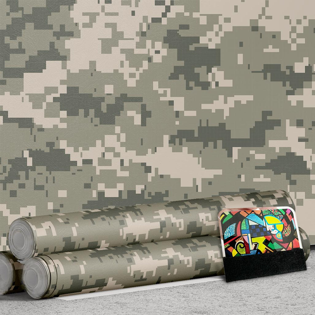 Samoljepljiva maskirna folija za oslikavanje - Digital camouflage PAT203