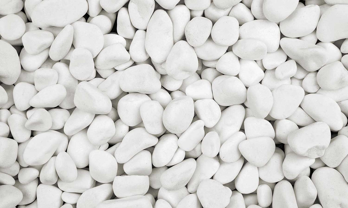 Zaštitnik od prskanja vodom White stones, kaljeno staklo - KA055