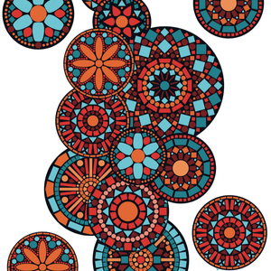 Mandalas - Dekoracije za prozore WL050