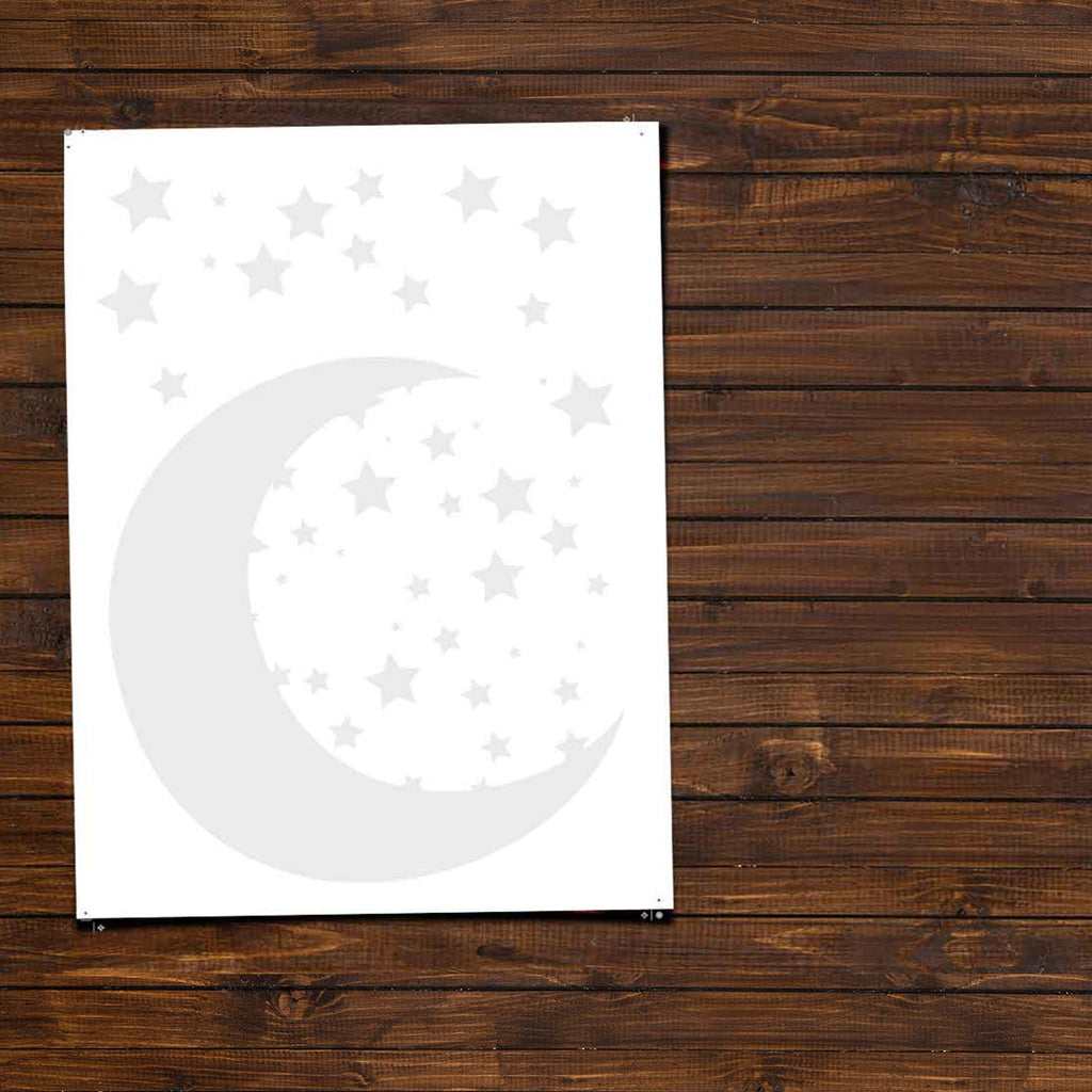 Stenske nalepke  Stars Moon - VCS107