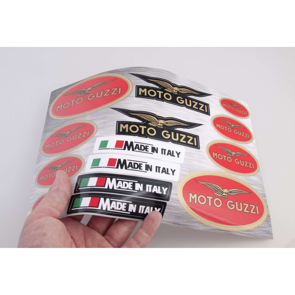 Moto Guzzi nalepke za motorje- CC039-Life-decor.si