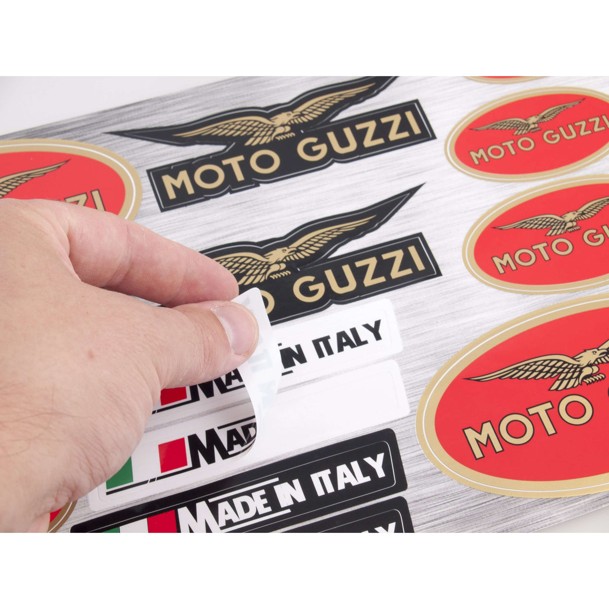 Moto Guzzi nalepke za motorje- CC039-Life-decor.si