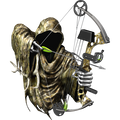 Nalepka Bow Reaper. AUR024-Life-decor.si