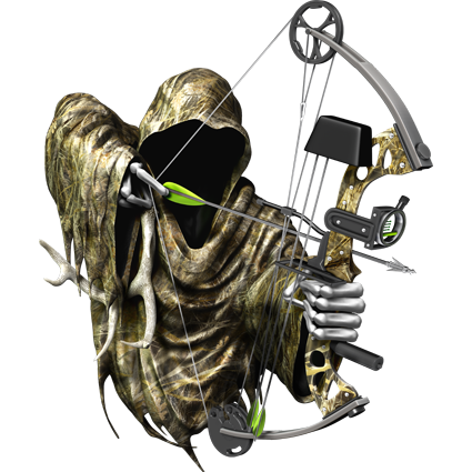 Nalepka Bow Reaper. AUR024-Life-decor.si