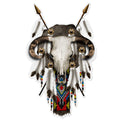 Nalepka Bull Skull. AUR028-Life-decor.si