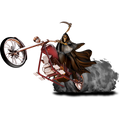 Nalepka Ghost Rider. AUR027-Life-decor.si