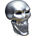 Nalepke Chrome Skull Angle 3 za avto ali motor. AUR209-Life-decor.si