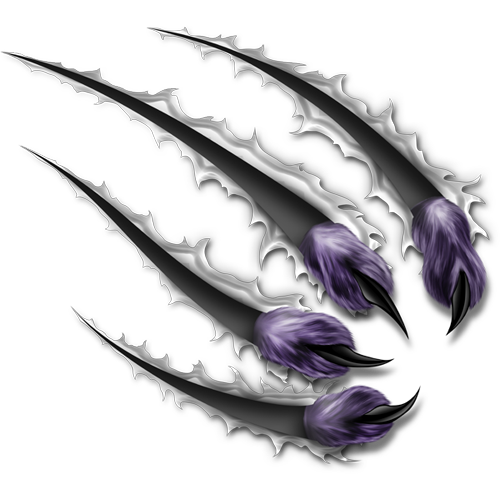 Nalepke Panther Claws za avto ali motor. AUR004-Life-decor.si