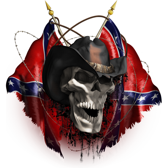 Nalepke Rebel Cowboy za avto ali motor. AUR260-Life-decor.si