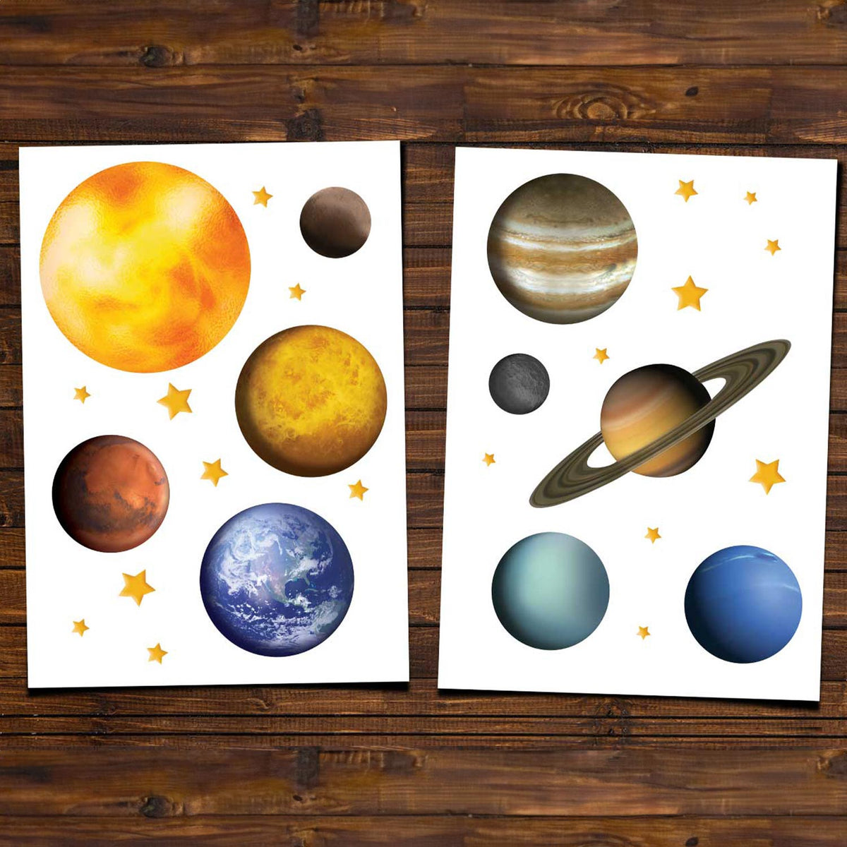 Stenske nalepke Planets - WS055