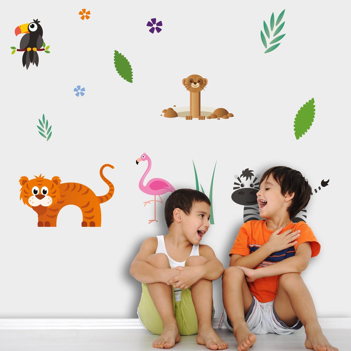 Stenske nalepke  gozdne živali - Forest Animals - DWS001