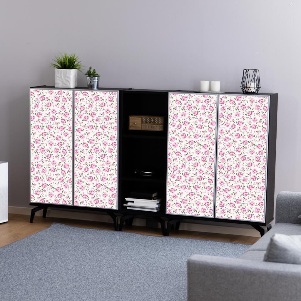 Samolepilna folija za pohištvo - Shabby chic ruže PAT033