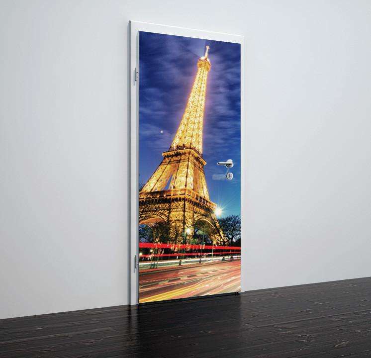 Folija za vrata z motivom paris - folija za vrata  ta017
