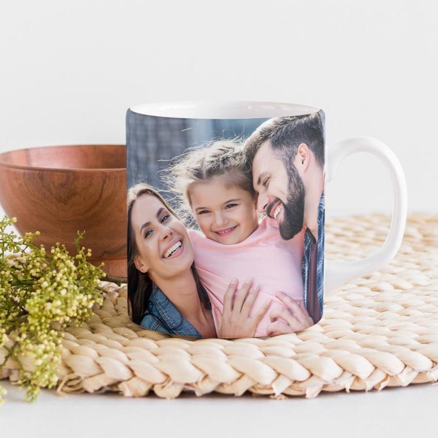 Personalizirana skodelica za kavo z vašo sliko - BELA KLASIČNA 330ml.-Life-decor.si