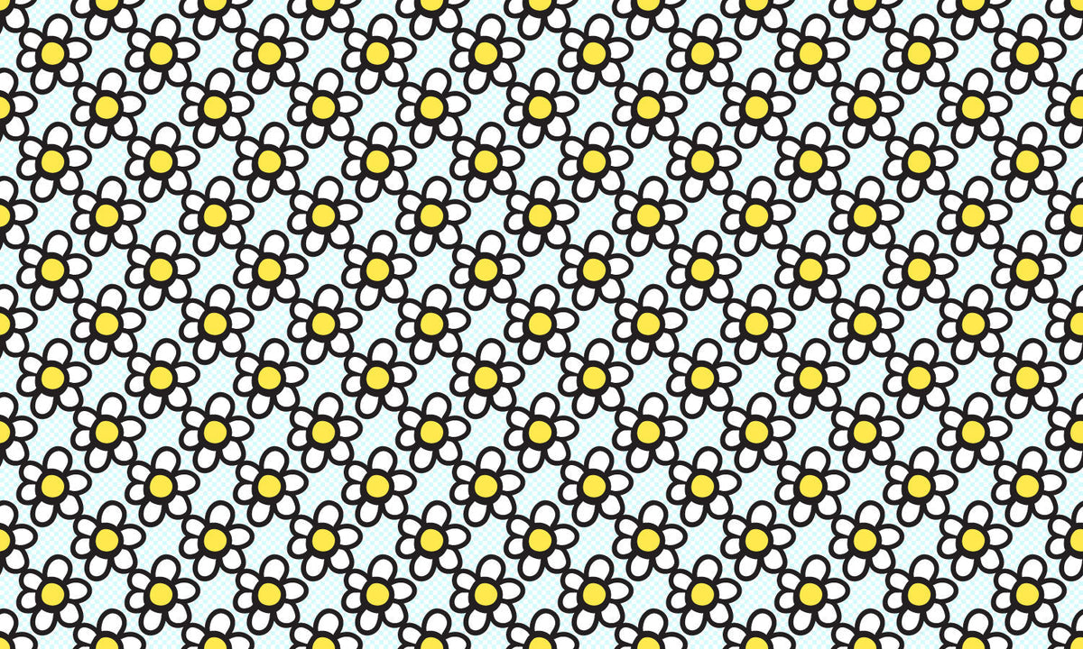 Plošče za kuhinje Abstract flower - PVC plošče / Pleksi steklo - s tiskom za kuhinjo, Zidne obloge PKU372-Life-decor.si