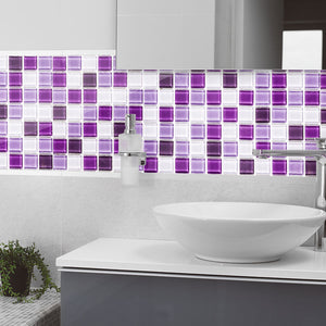 Plošče za kuhinje Abstract tile - PVC plošče / Pleksi steklo - s tiskom za kuhinjo, Zidne obloge PKU104-Life-decor.si