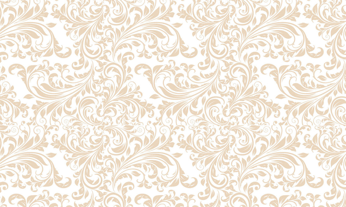 Plošče za kuhinje Damask wallpaper - PVC plošče / Pleksi steklo - s tiskom za kuhinjo, Zidne obloge PKU335-Life-decor.si