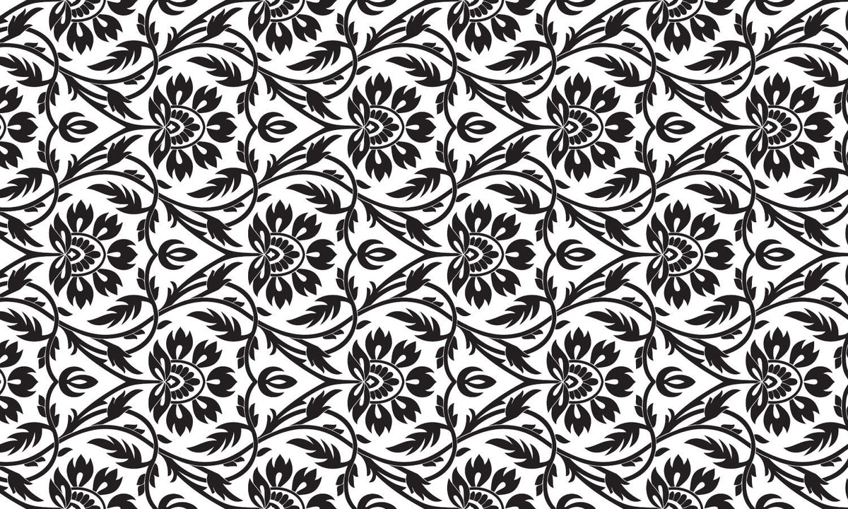 Plošče za kuhinje Floral seamless pattern - PVC plošče / Pleksi steklo - s tiskom za kuhinjo, Zidne obloge PKU364-Life-decor.si