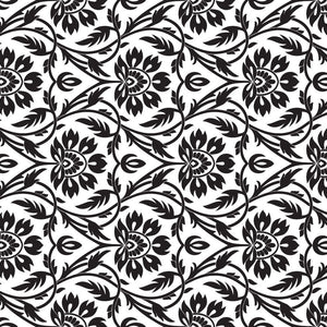 Plošče za kuhinje Floral seamless pattern - PVC plošče / Pleksi steklo - s tiskom za kuhinjo, Zidne obloge PKU364-Life-decor.si