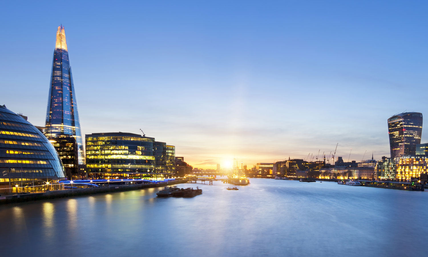 Plošče za kuhinje London skyline - PVC plošče / Pleksi steklo - s tiskom za kuhinjo, Zidne obloge PKU250-Life-decor.si