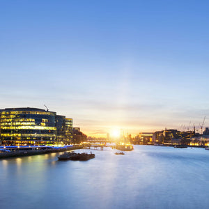 Plošče za kuhinje London skyline - PVC plošče / Pleksi steklo - s tiskom za kuhinjo, Zidne obloge PKU250-Life-decor.si