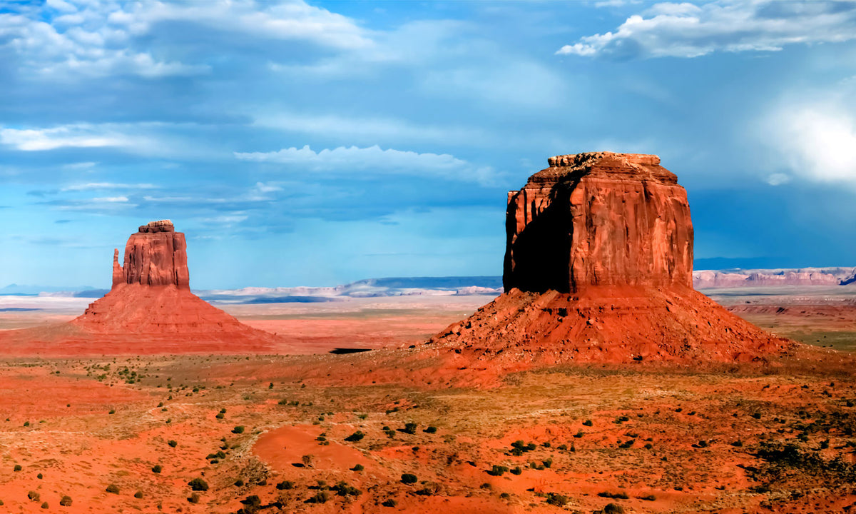 Plošče za kuhinje Monument valley - PVC plošče / Pleksi steklo - s tiskom za kuhinjo, Zidne obloge PKU223-Life-decor.si