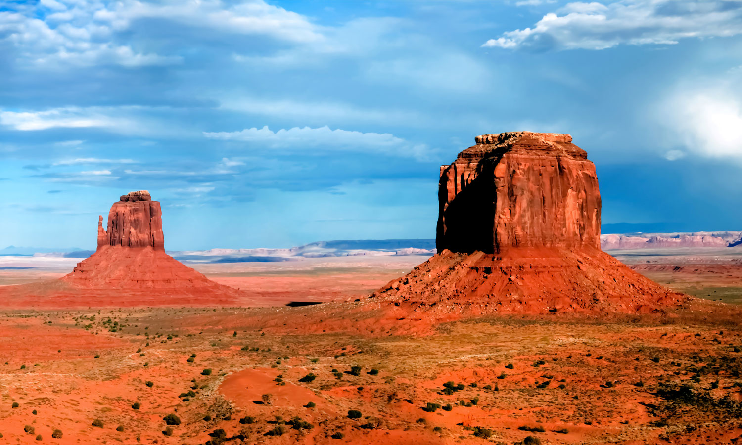 Plošče za kuhinje Monument valley - PVC plošče / Pleksi steklo - s tiskom za kuhinjo, Zidne obloge PKU223-Life-decor.si