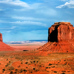 Plošče za kuhinje Monument valley - PVC plošče / Pleksi steklo - s tiskom za kuhinjo, Zidne obloge PKU223-Life-decor.si