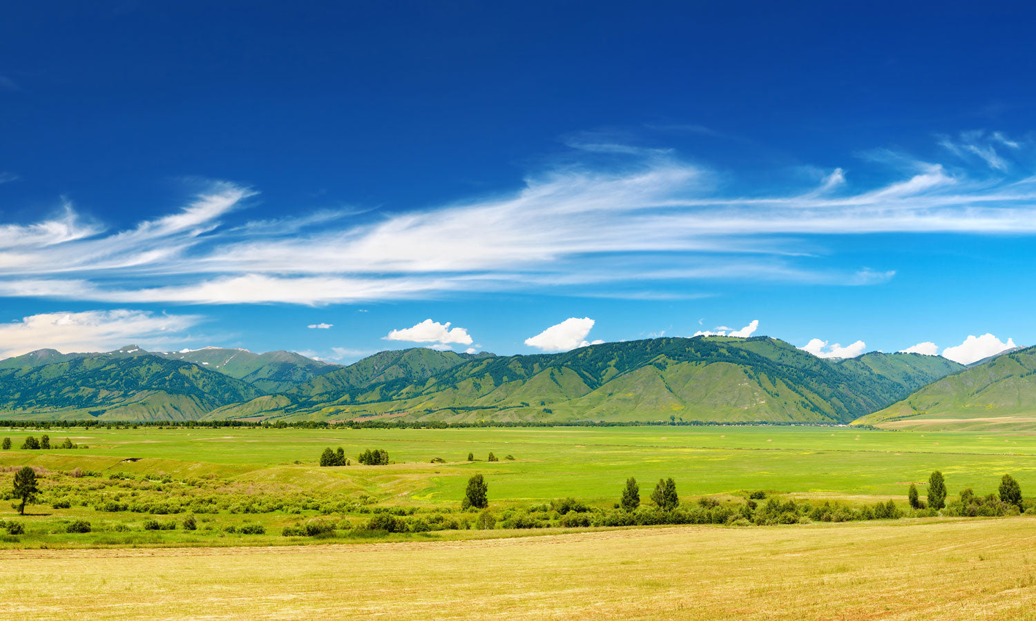 Plošče za kuhinje Mountain panorama - PVC plošče / Pleksi steklo - s tiskom za kuhinjo, Zidne obloge PKU233-Life-decor.si