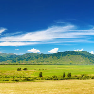 Plošče za kuhinje Mountain panorama - PVC plošče / Pleksi steklo - s tiskom za kuhinjo, Zidne obloge PKU233-Life-decor.si