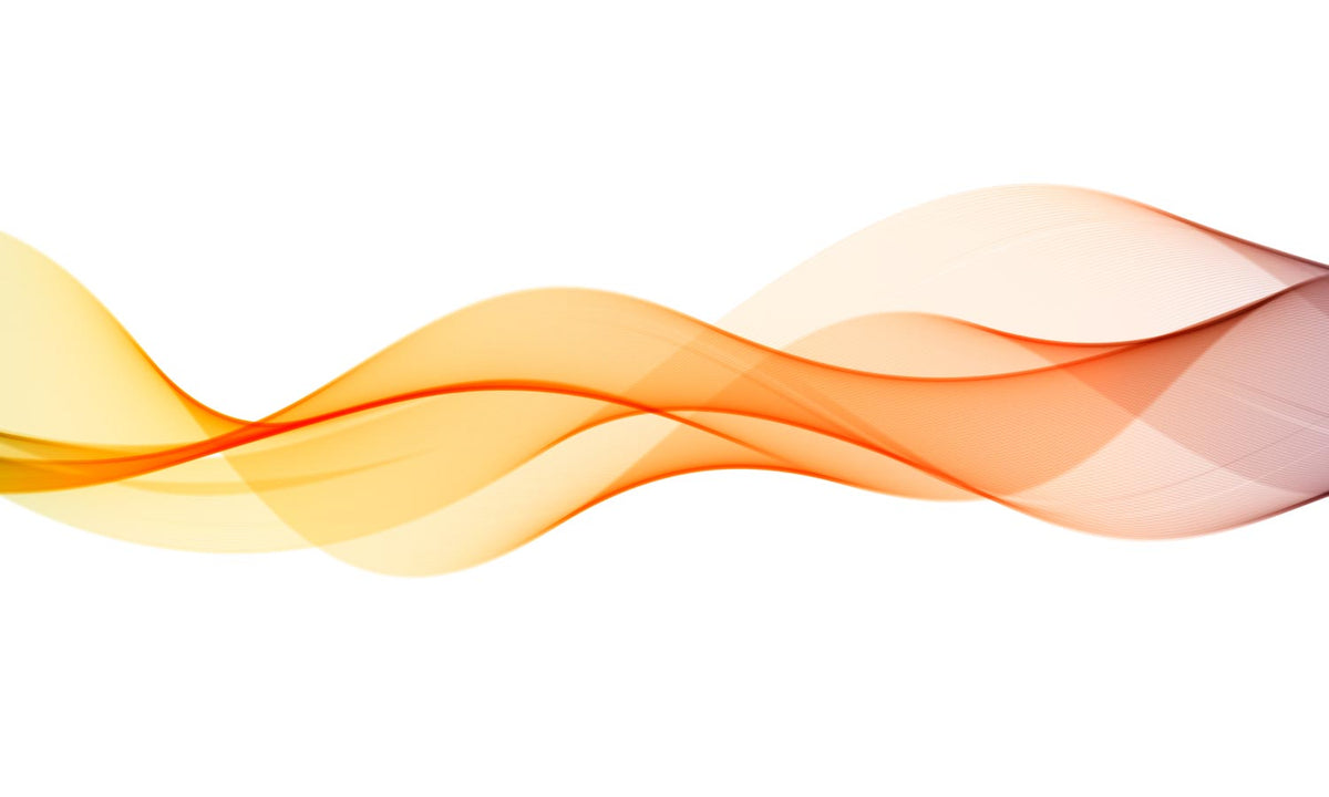 Plošče za kuhinje Orange waves - PVC plošče / Pleksi steklo - s tiskom za kuhinjo, Zidne obloge PKU047-Life-decor.si