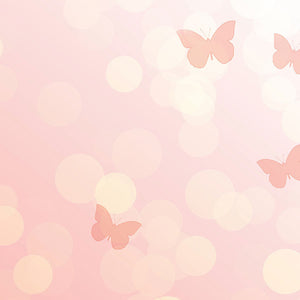 Plošče za kuhinje Pink butterflies - PVC plošče / Pleksi steklo - s tiskom za kuhinjo, Zidne obloge PKU153-Life-decor.si