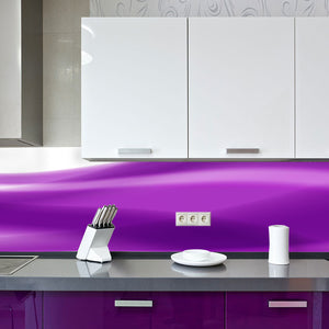 Plošče za kuhinje Purple Lines - PVC plošče / Pleksi steklo - s tiskom za kuhinjo, Zidne obloge PKU045-Life-decor.si