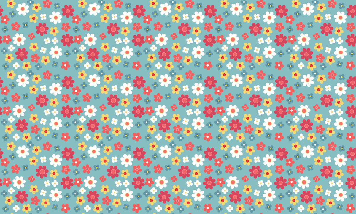 Plošče za kuhinje retro seamless patterns - PVC plošče / Pleksi steklo - s tiskom za kuhinjo, Zidne obloge PKU357-Life-decor.si