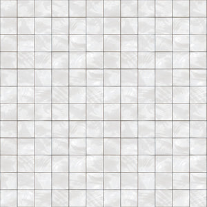 Plošče za kuhinje Shiny white tiles - PVC plošče / Pleksi steklo - s tiskom za kuhinjo, Zidne obloge PKU092-Life-decor.si