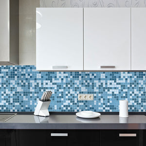 Plošče za kuhinje Tile texture - PVC plošče / Pleksi steklo - s tiskom za kuhinjo, Zidne obloge PKU106-Life-decor.si