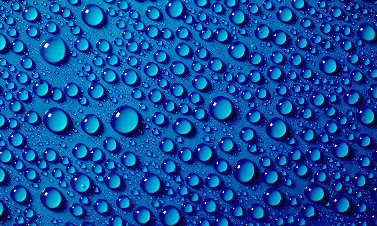 Plošče za kuhinje Water drops background - PVC plošče / Pleksi steklo - s tiskom za kuhinjo, Zidne obloge PKU388-Life-decor.si