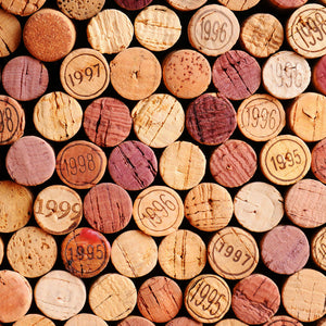 Plošče za kuhinje Wine Corks - PVC plošče / Pleksi steklo - s tiskom za kuhinjo, Zidne obloge PKU195-Life-decor.si